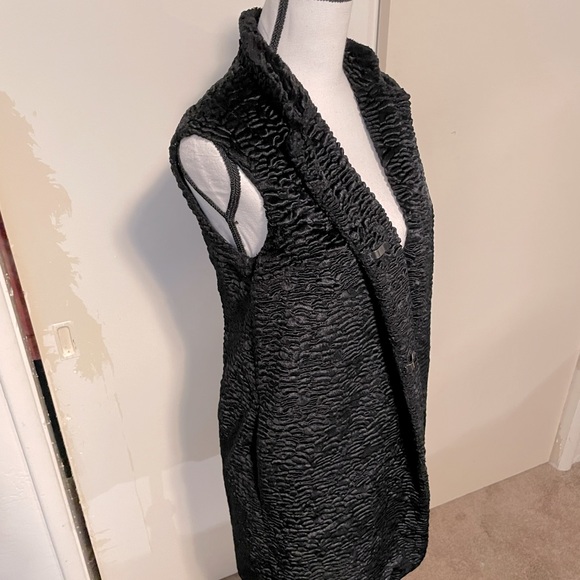 Camilla Norrback Black UTA Vest Designer from Sweden - Picture 5 of 9